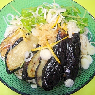 焼き茄子素麺